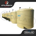 10 Tonluk Fiberglas Dikey Su Tankları