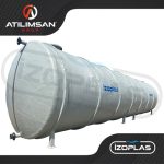 100 Tonluk Yatay Fiberglas Su Tankı
