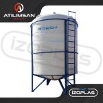 22 Ton Plastik Silo Tank