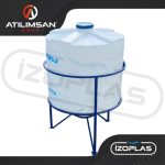 5 Tonluk Plastik Silo Tank Metal Ayaklı