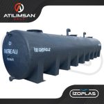 50 Ton Polyester Yatay Su Tankı